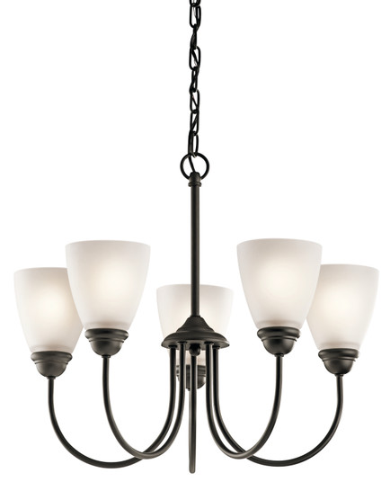 Jolie Five Light Chandelier in Olde Bronze (12|43638OZ)