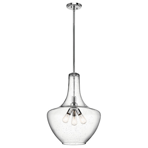 Everly Three Light Pendant in Chrome (12|42198CH)