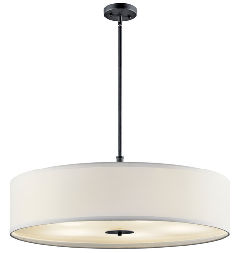 Five Light Pendant in Black (12|42196BK)