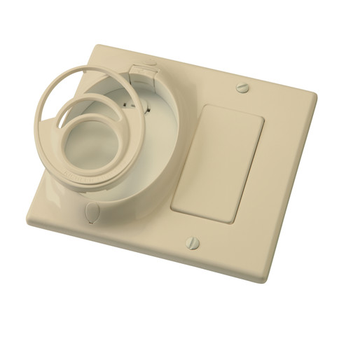 Accessory Dual Gang CoolTouch Wall Plate in Ivory (12|370011IV)