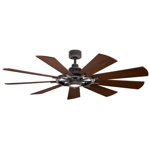 Gentry 65''Ceiling Fan in Weathered Zinc (12|300265WZC)