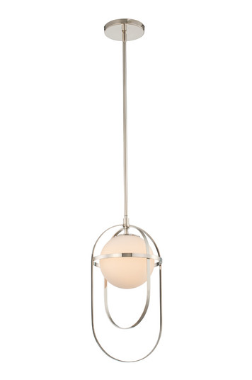 Lennox One Light Mini Pendant in Polished Nickel (33|513311PN)