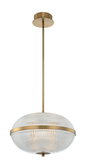 Portland LED Pendant in Winter Brass (33|512155WB)