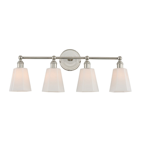 Greenwich Four Light Bath in Polished Nickel (33|305034PN)