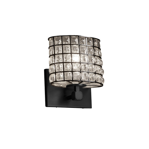 Wire Glass One Light Wall Sconce in Dark Bronze (102|WGL-8427-30-GRCB-DBRZ)