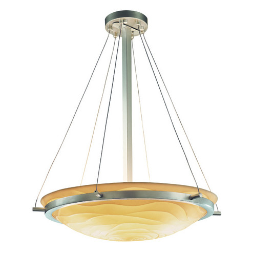 Porcelina Six Light Pendant in Brushed Nickel (102|PNA-9692-35-WAVE-NCKL)