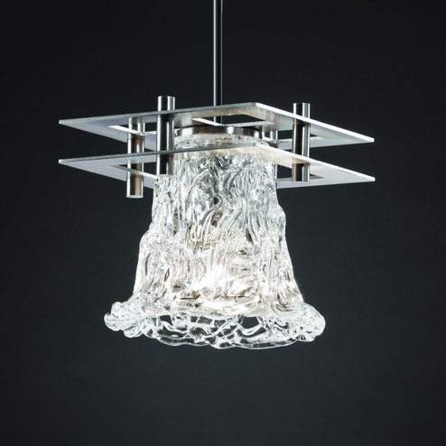 Veneto Luce LED Pendant in Dark Bronze (102|GLA-8165-20-LACE-DBRZ-BKCD-LED1-700)