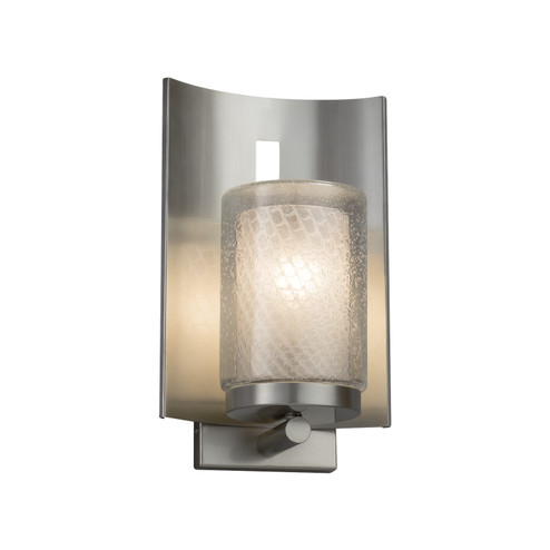 Fusion LED Outdoor Wall Sconce in Brushed Nickel (102|FSN-7591W-10-WEVE-NCKL-LED1-700)