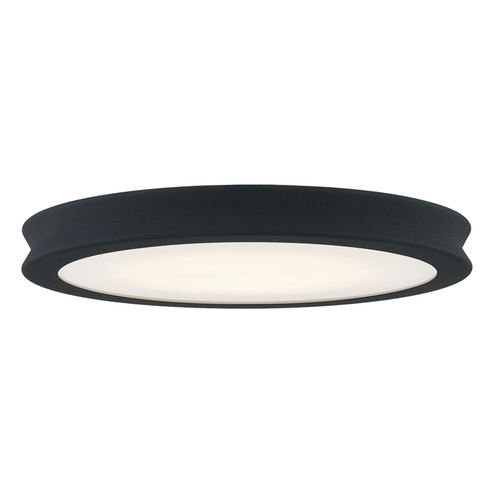 Fusion LED Flush-Mount in Matte Black - Textured (102|FSN-4182-OPAL-MBTX)