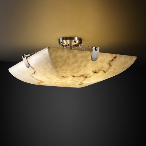 LumenAria LED Semi-Flush Mount in Dark Bronze (102|FAL-9612-25-DBRZ-LED5-5000)