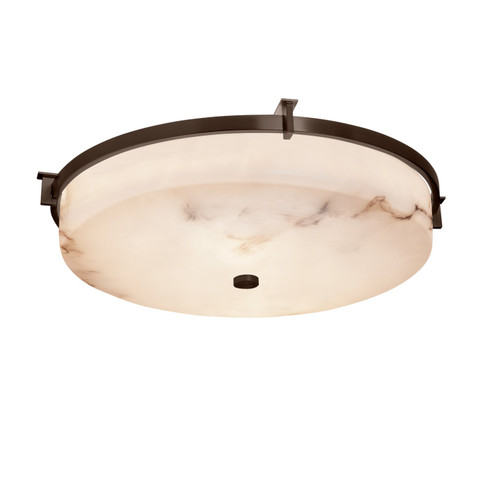 LumenAria Three Light Flush-Mount in Brushed Nickel (102|FAL-8987-NCKL)