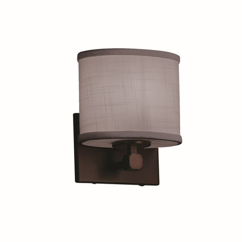 Textile LED Wall Sconce in Dark Bronze (102|FAB-8427-30-GRAY-DBRZ-LED1-700)