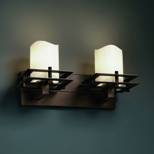 CandleAria LED Bath Bar in Dark Bronze (102|CNDL-8172-14-CREM-DBRZ-LED2-1400)