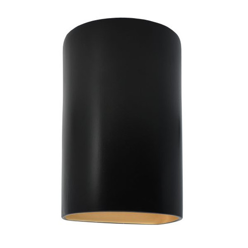 Ambiance LED Wall Sconce in Carbon Matte Black with Champagne Gold internal (102|CER-5945W-CBGD)