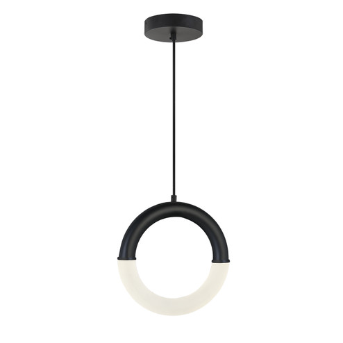 Acryluxe LED Pendant in Matte Black (102|ACR-4203-FRST-MBLK)