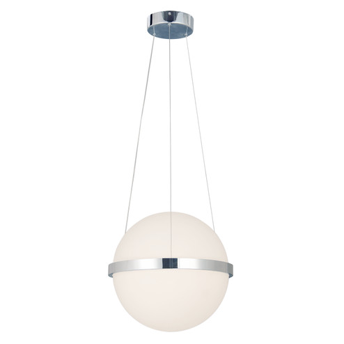 Acryluxe LED Pendant in Polished Chrome (102|ACR-4160-OPAL-CROM)