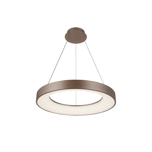 Acryluxe LED Pendant in Light Bronze (102|ACR-4060-OPAL-LTBZ)