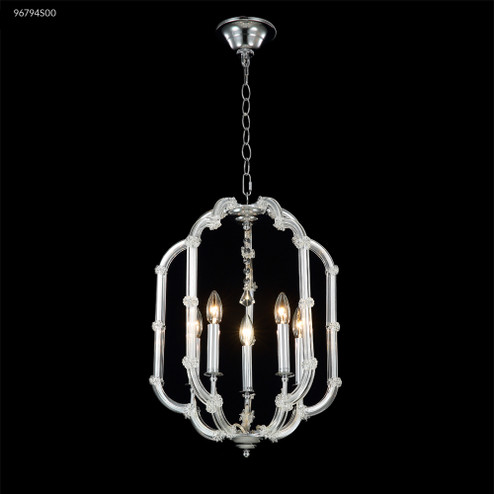 Lantern Five Light Chandelier in Silver (64|96794S00)