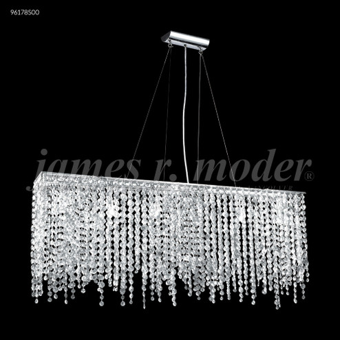 Continental Fashion Six Light Chandelier in Silver (64|96178S00)