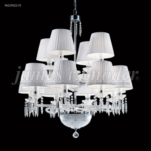 Le Chateau 12 Light Chandelier in Silver (64|96129S22)
