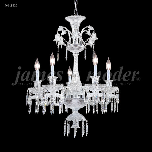 Le Chateau Five Light Chandelier in Silver (64|96115S22-74)