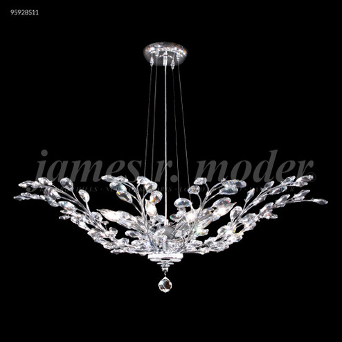 Florale Eight Light Pendant in Silver (64|95928S11)