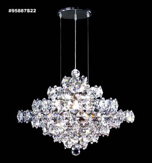 Continental Fashion 13 Light Chandelier in Silver (64|95887S22)