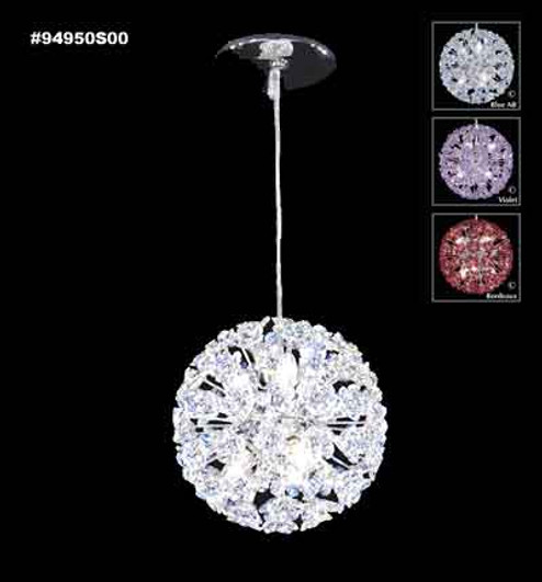 Tekno Mini Six Light Pendant in Silver (64|94950S00)