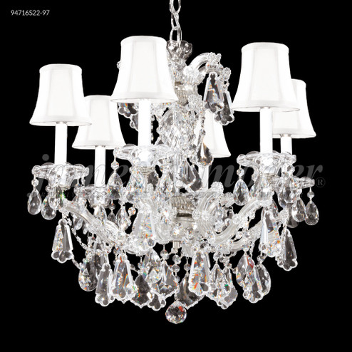 Maria Theresa Royal Six Light Chandelier in Silver (64|94716S22-97)