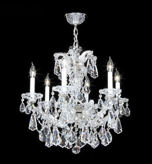 Maria Theresa Royal Six Light Chandelier in Gold Lustre (64|94716GL22-97)