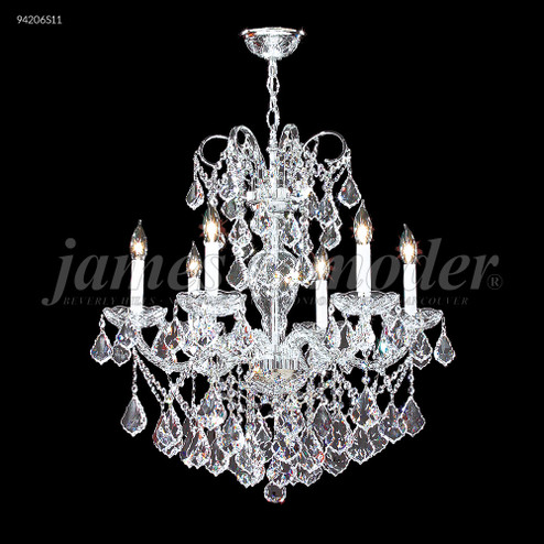 Vienna Six Light Chandelier in Silver (64|94206S11)