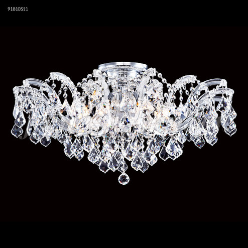 Maria Theresa Grand Eight Light Flush Mount in Silver (64|91810S11)