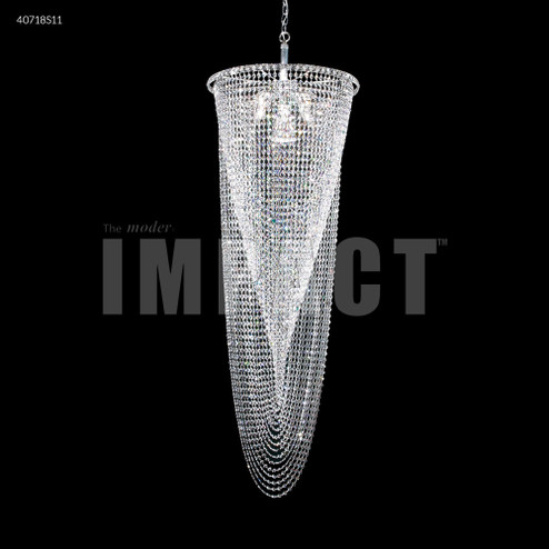 Contemporary Eight Light Chandelier in Silver (64|40718S11)
