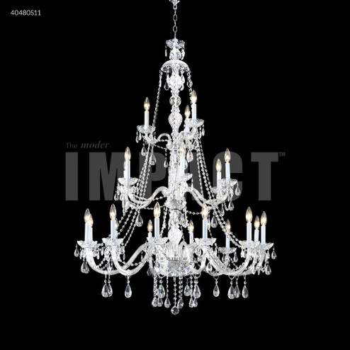 Palace Ice 21 Light Chandelier in Silver (64|40480S11)