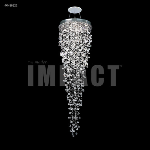 Crystal Rain 12 Light Chandelier in Silver (64|40418S22)