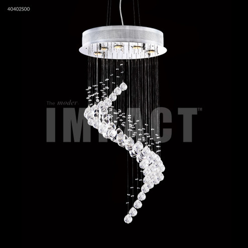 Crystal Rain Five Light Chandelier in Silver (64|40402S00)