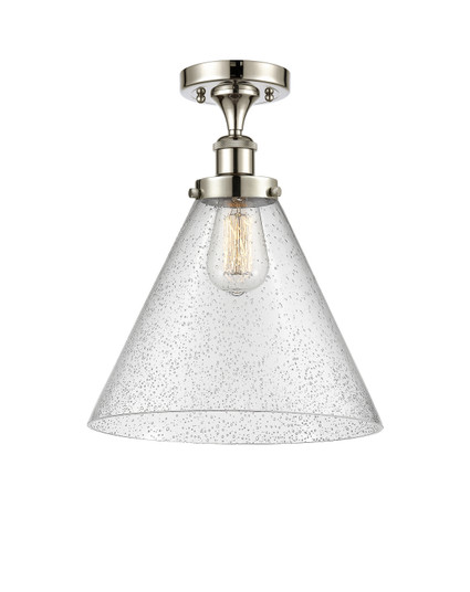 Ballston Urban LED Semi-Flush Mount in Polished Nickel (405|916-1C-PN-G44-L-LED)