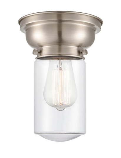 Franklin Restoration One Light Flush Mount in Brushed Satin Nickel (405|623-1F-SN-G312)