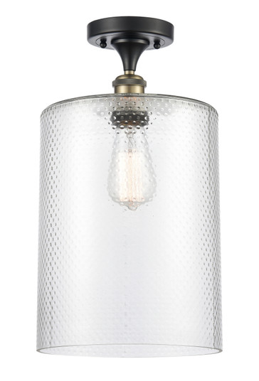 Ballston One Light Semi-Flush Mount in Black Antique Brass (405|516-1C-BAB-G112-L)