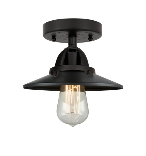 Nouveau 2 One Light Semi-Flush Mount in Matte Black (405|288-1C-BK-M6-BK)