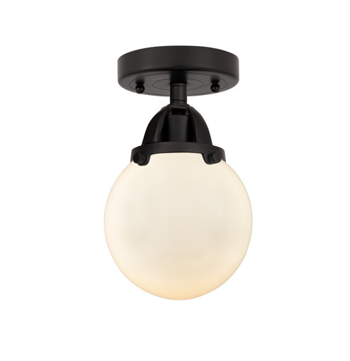 Nouveau 2 LED Semi-Flush Mount in Matte Black (405|288-1C-BK-G201-6-LED)