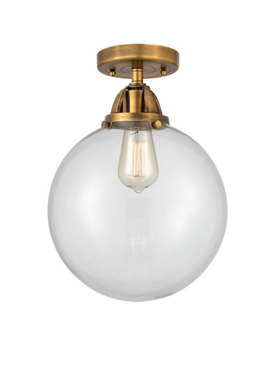 Nouveau 2 One Light Semi-Flush Mount in Brushed Brass (405|288-1C-BB-G202-12) Nouveau 2 One Light Semi-Flush Mount in Brushed Brass (405|288-1C-BB-G202-12)