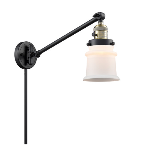 Franklin Restoration LED Swing Arm Lamp in Black Antique Brass (405|237-BAB-G181S-LED)