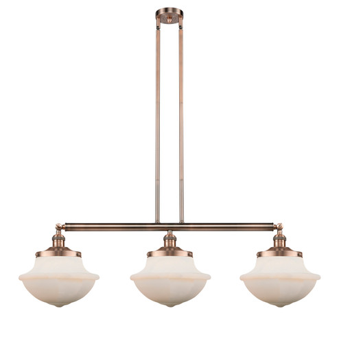 Franklin Restoration LED Island Pendant in Antique Copper (405|213-AC-G541-LED)