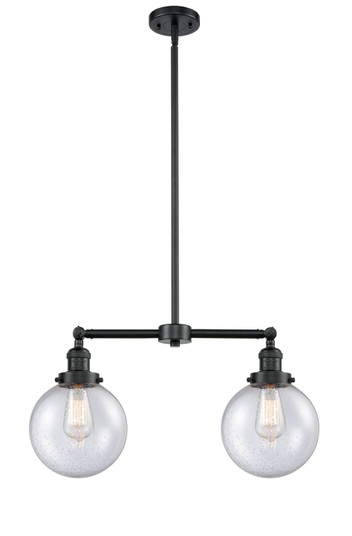 Franklin Restoration LED Island Pendant in Oil Rubbed Bronze (405|209-OB-G204-8-LED)