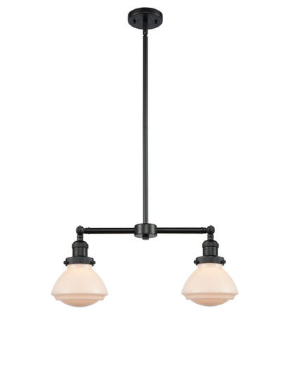 Franklin Restoration LED Island Pendant in Matte Black (405|209-BK-G321-LED)