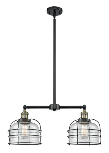 Franklin Restoration LED Island Pendant in Black Antique Brass (405|209-BAB-G74-CE-LED)