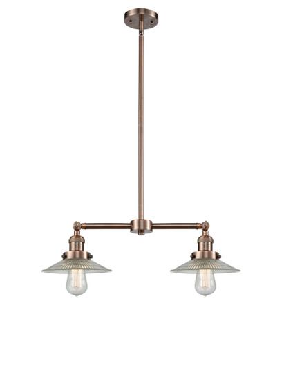 Franklin Restoration LED Island Pendant in Antique Copper (405|209-AC-G2-LED)