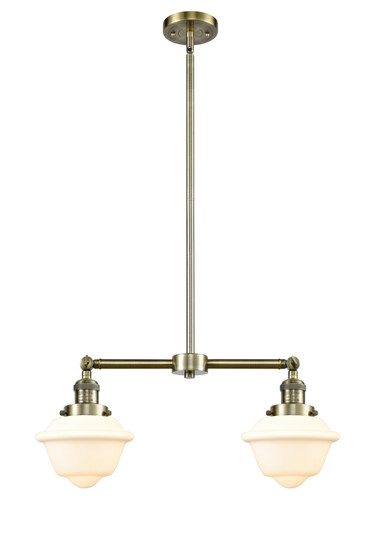 Franklin Restoration LED Island Pendant in Antique Brass (405|209-AB-G531-LED)