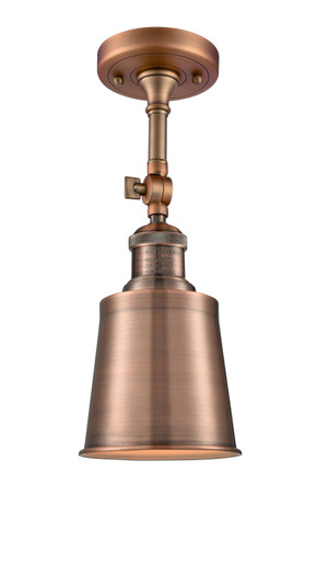 Franklin Restoration One Light Semi-Flush Mount in Antique Copper (405|201F-AC-M9-AC)